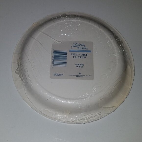 VTG Mickey Mouse Happy Birthday Paper Plates Party Supplies 9" Deep Dish Disney - Picture 2 of 4